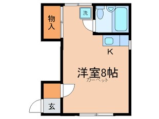 ヴィラ駅前の物件間取画像